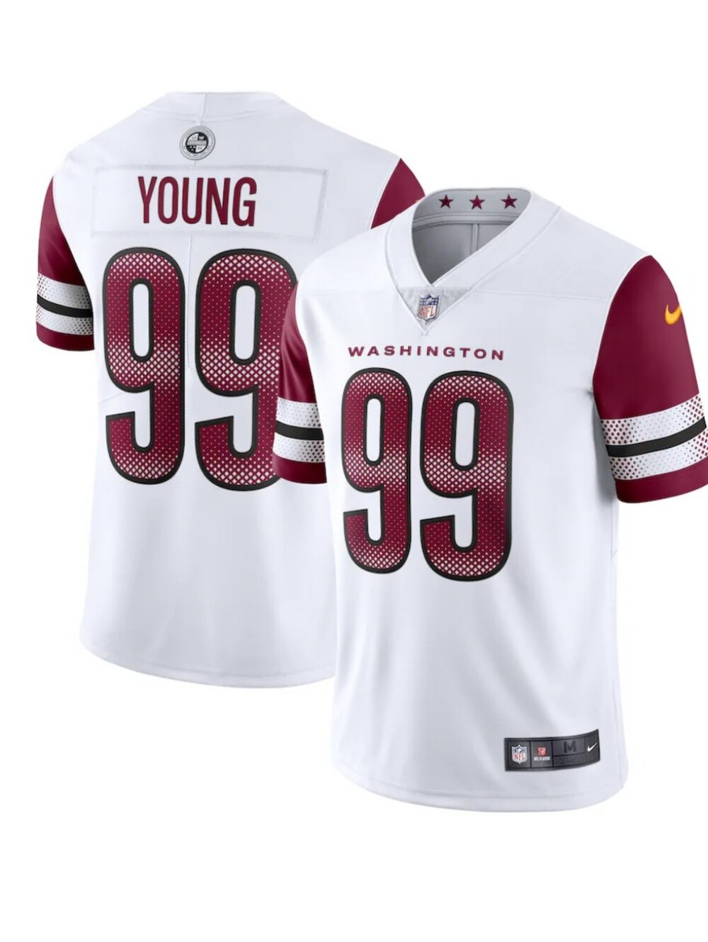 NWT Nike Men's White Chase Young #99 Washington Commanders Vapor Limited Jersey